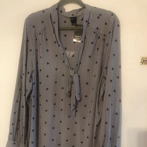 Disney blouse with tie neck